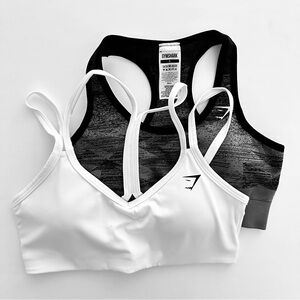Gymshark Adapt Ombré Seamless Sports Bra Triangle & Strap Feature Sports Bra Set